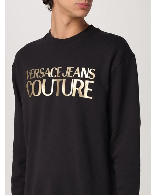 Versace Jeans Couture Black Sweatshirt for men