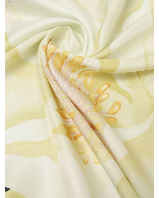 Liu Jo Natural Floral Animal Print Scarf