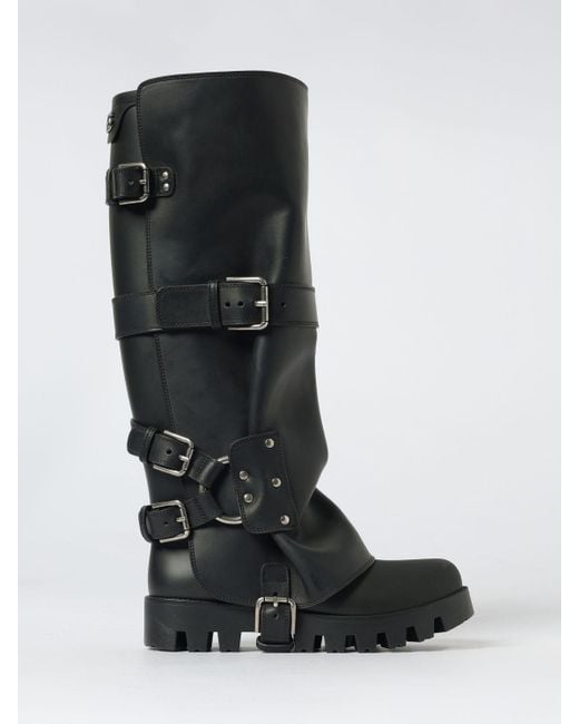 Bottines Plates Femme Dolce & Gabbana en coloris Black