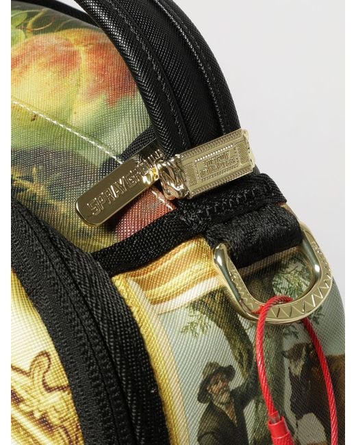 Sprayground Multicolor Mauritshuis Museum Backpack With Floral Print And Laptop Pocket for men