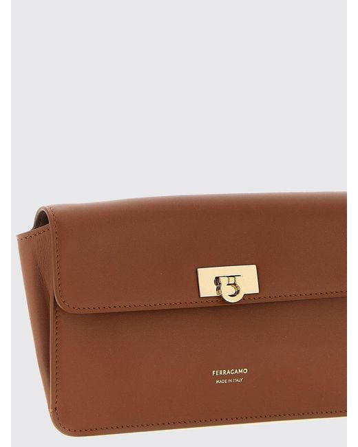Ferragamo Brown Handbag