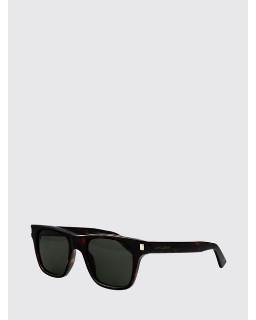 Saint Laurent Black Cat-Eye Square Sunglasses for men