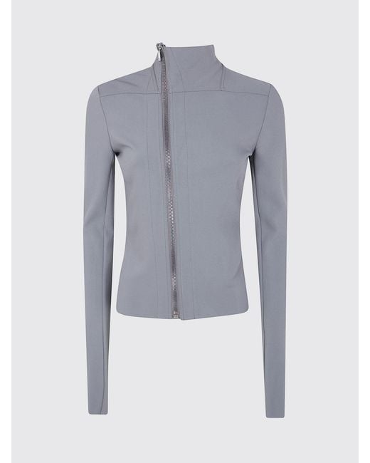 Rick Owens Gray Gary Viscose Blend Jacket