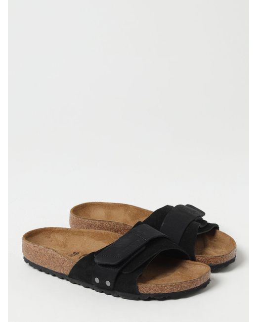 Birkenstock Black Heeled Sandals