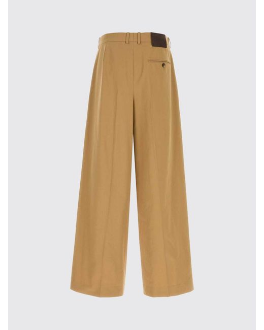 Loewe Natural Wide Leg Cotton Trousers for men