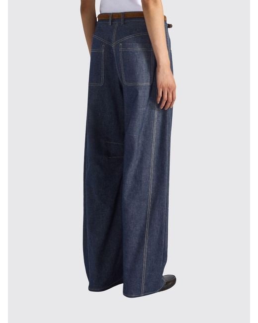 Liviana Conti Blue Leon Cotton Blend Jeans