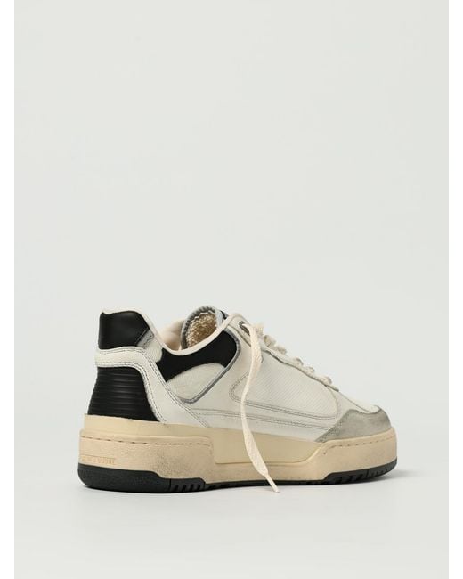 Golden Goose Deluxe Brand Natural Forty 2 Used Leather And Mesh Sneakers for men
