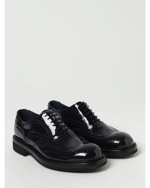 Moreschi Black Brogue Shoes for men