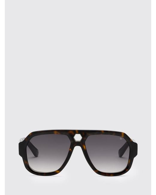 Philipp Plein Gray Acetate Starlight Sunglasses for men