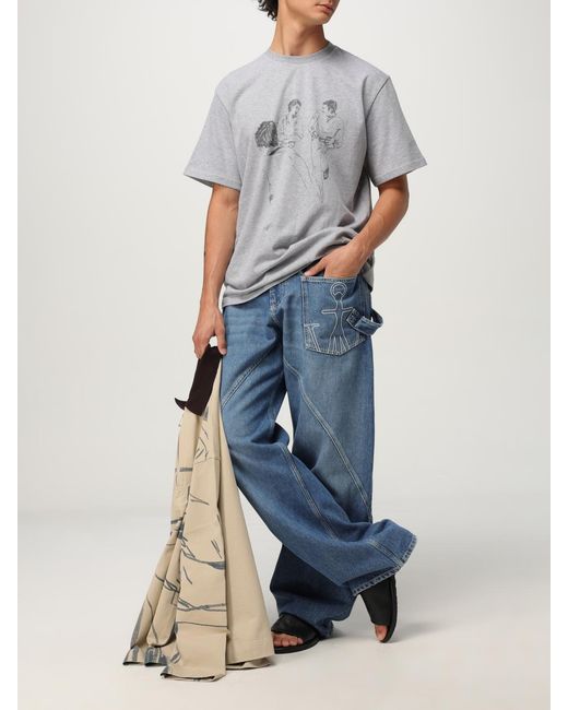 J.W. Anderson Gray T-Shirt for men