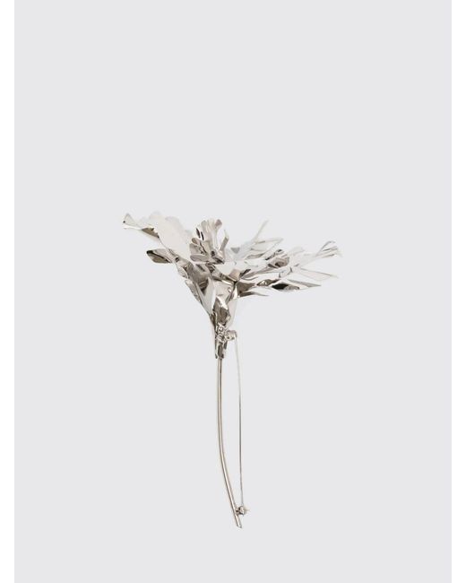N°21 Metallic Floral Zinc Brooch