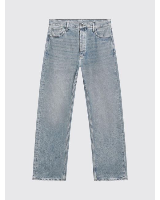 Fear Of God Blue Mid-Rise Straight Cotton Denim Jeans for men