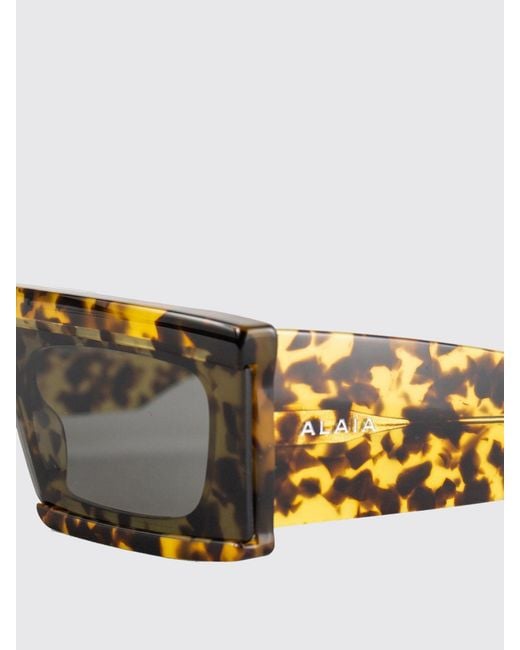 Alaïa Metallic Sunglasses