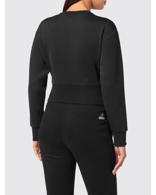 Philipp Plein Black Slim Fit Bustier Sweatshirt