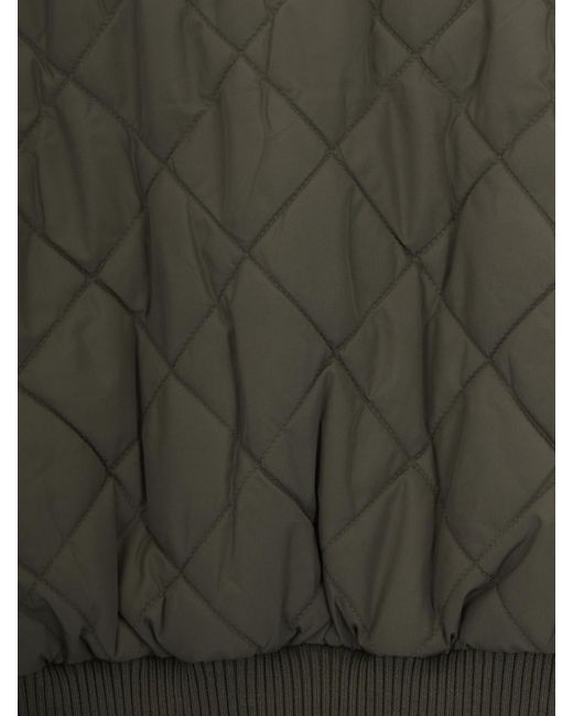 Carhartt Brown Selma Recycled Polyester Puffer Bomber Jacket