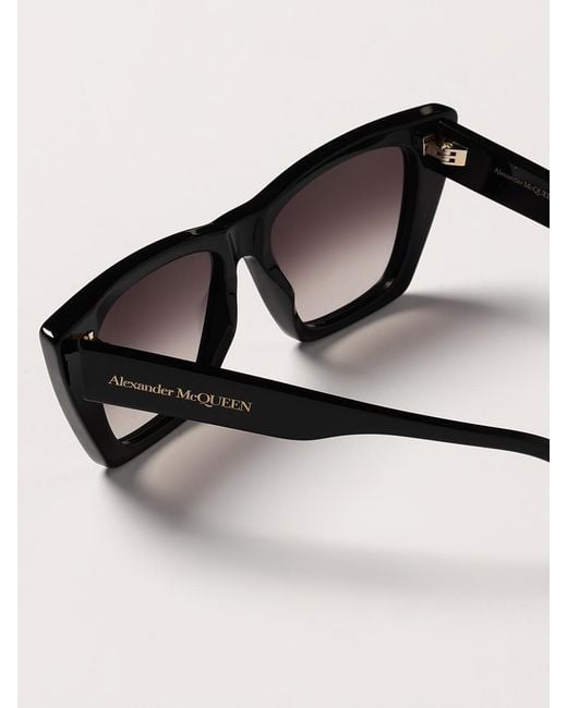 McQueen Natural Acetate Sunglasses