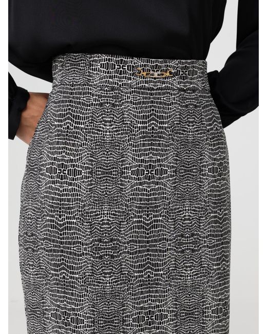 Elisabetta Franchi Gray Skirt