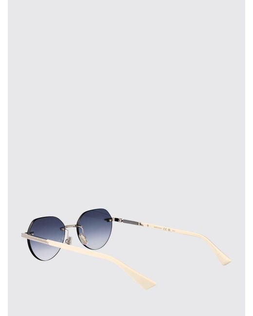 Bottega Veneta Blue Glaze Metal And Acetate Sunglasses for men