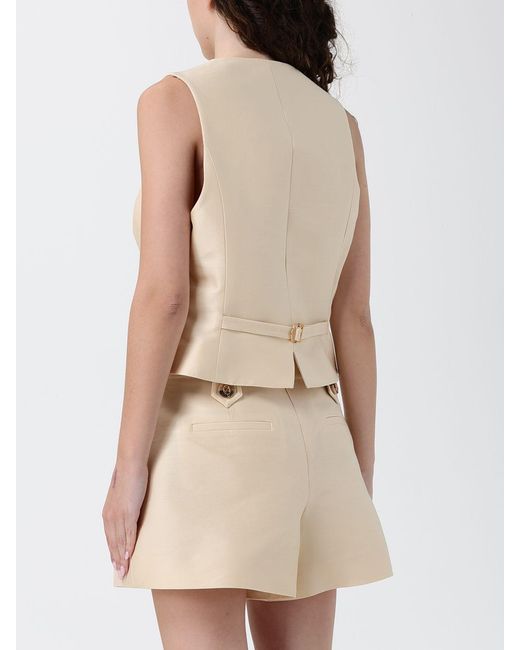 Zimmermann Natural Wool And Silk Vest