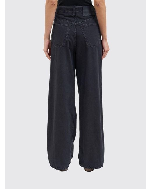 Haikure Black Bethany Wide-Leg Denim Jeans