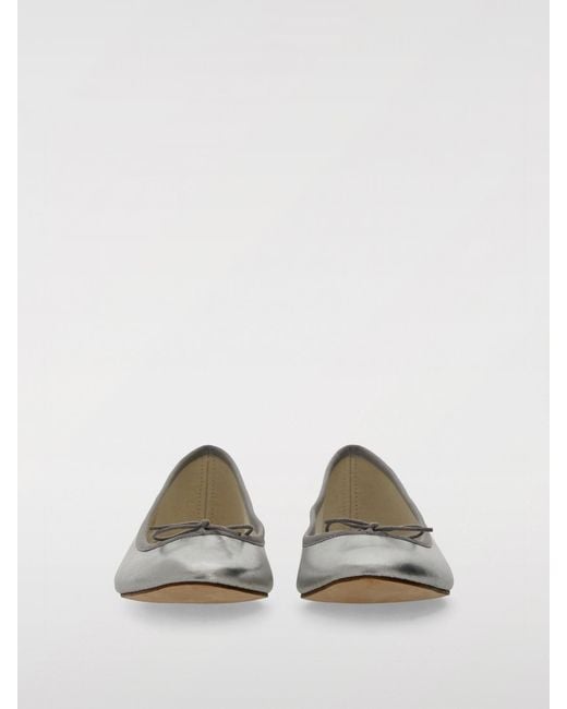 Repetto White Dancer Cendrillon Flats