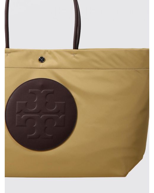 Tory Burch Natural Ella Twist Recycled Nylon Bag