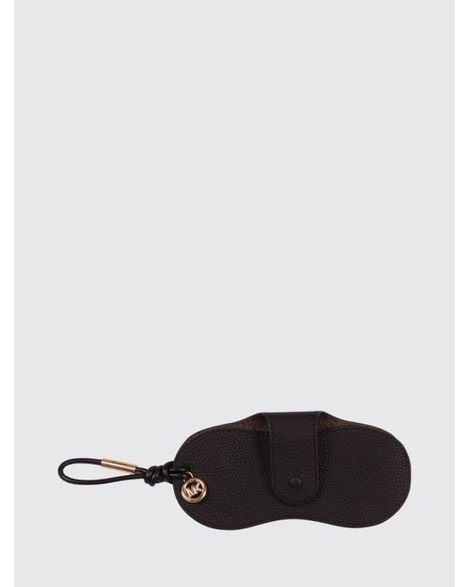 Étui À Lunettes En Cuir Grainé Michael Kors en coloris White