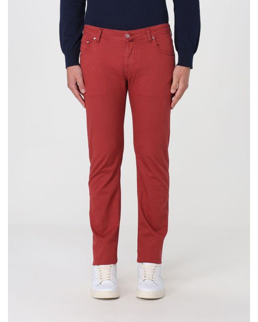Jacob Cohen Red Trousers for men