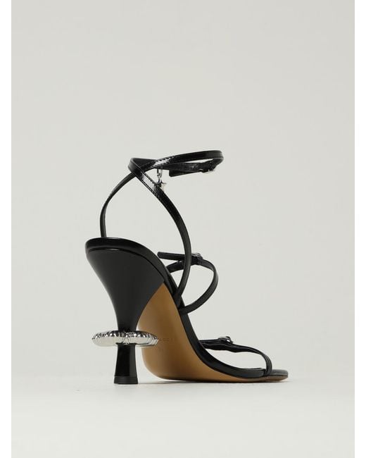 Marc Jacobs Black Strappy Heeled Sandals
