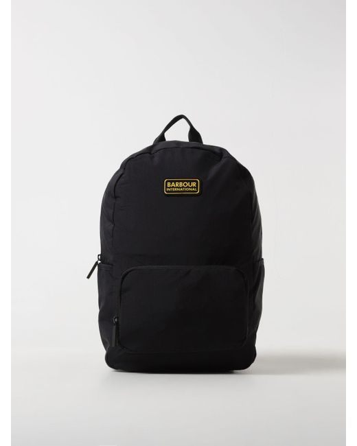 Barbour Black Backpack for men
