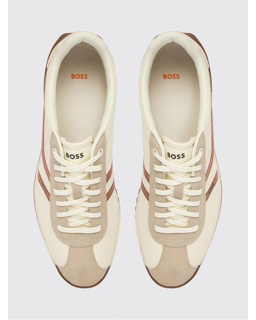 Boss Natural Zayn Nylon And Polyester Sneakers for men