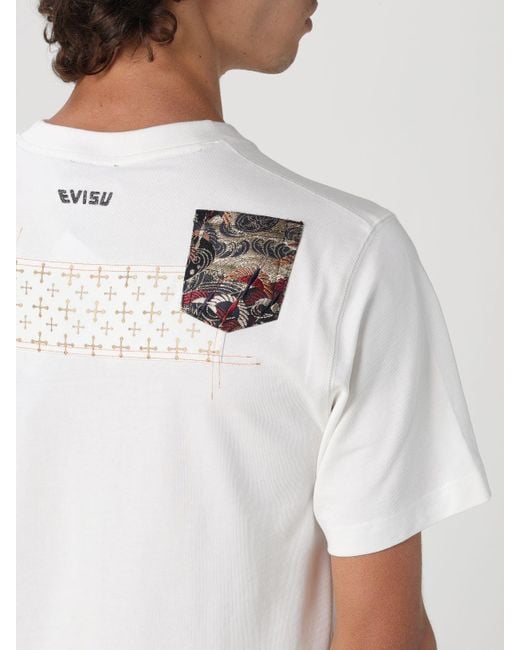 T-shirt Evisu pour homme en coloris White