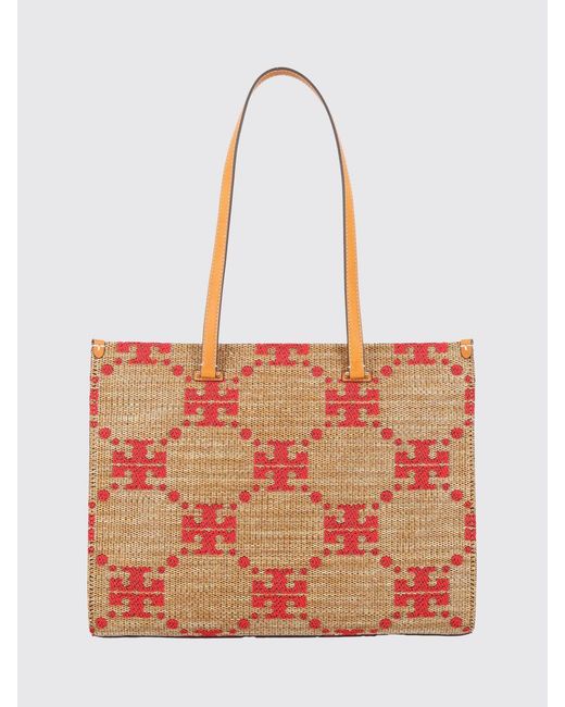Tory Burch Red T Monogram Shoulder Bag