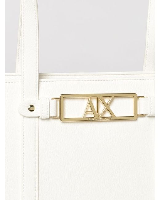 ARMANI EXCHANGE White Shoulder Bag