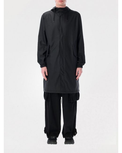 Parka di Rains in Black da Uomo