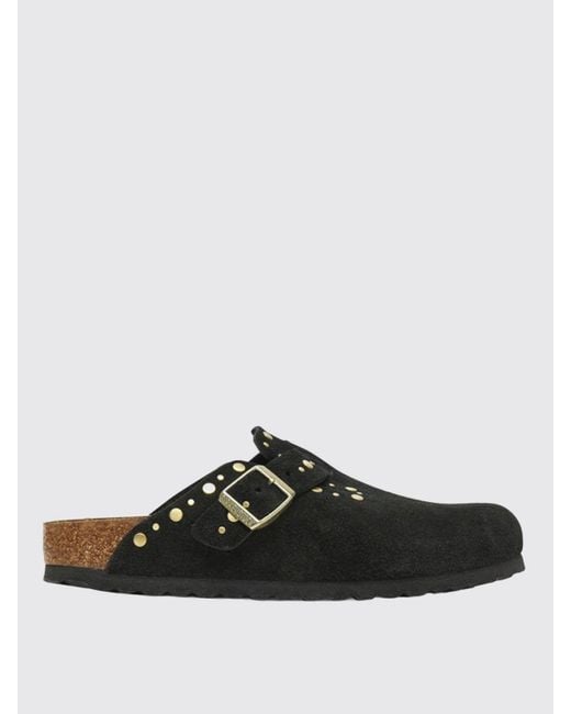 Birkenstock Black Boston Rivets Sandals