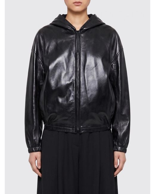 Phoebe Philo Black Lambskin Leather Jacket