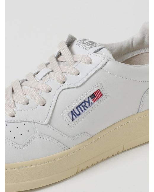 Autry White Leather Medalist Sneakers for men