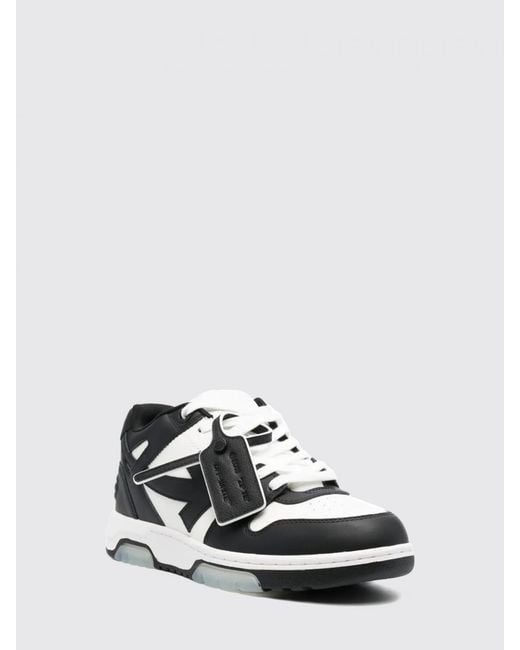 Off-White c/o Virgil Abloh White Out Of Office Leather Sneakers for men
