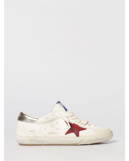 Golden Goose Deluxe Brand Pink Super-Star Used Leather Sneakers for men