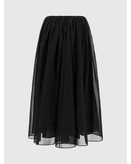 Brunello Cucinelli Black Flared Skirt