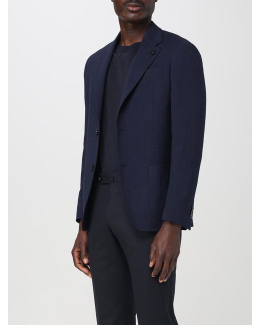 Lardini Blue Blazer for men