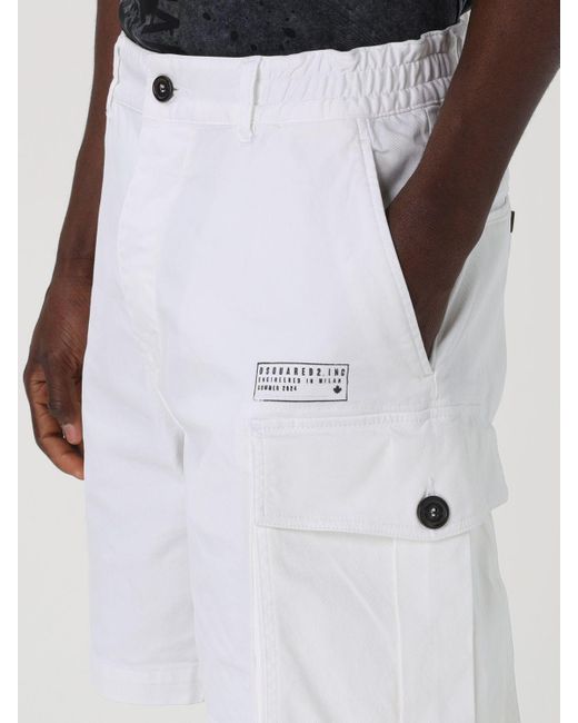 DSquared² Shorts in White für Herren