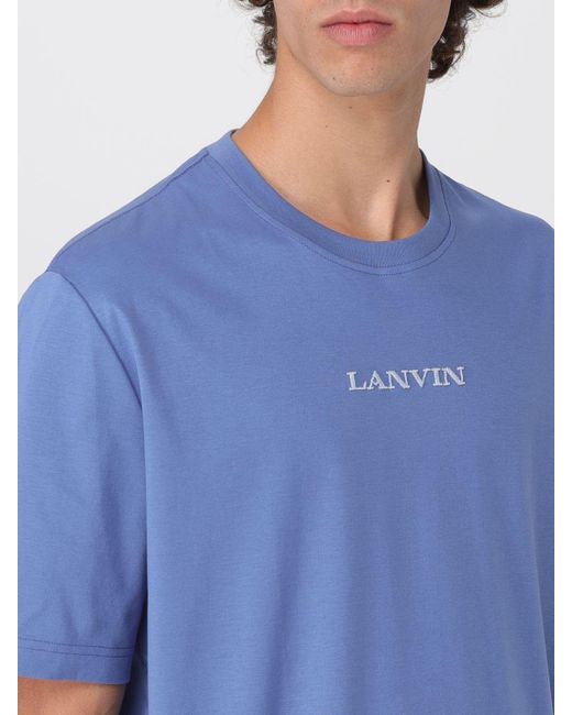 Lanvin T-shirt in Blue für Herren