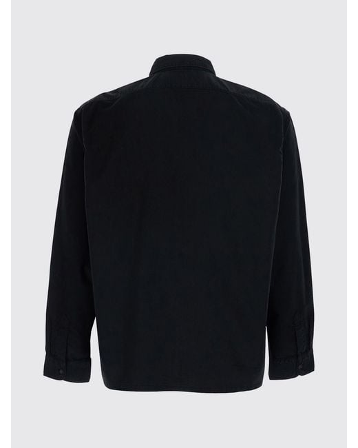 Polo Ralph Lauren Blue Slim Fit Cotton Shirt Jacket With Zip Closure for men