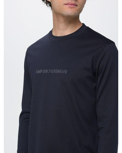 Emporio Armani Blue T-Shirt for men
