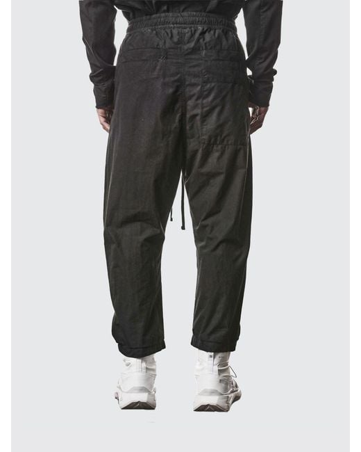 Thom Krom Black Cotton Jogging Trousers for men