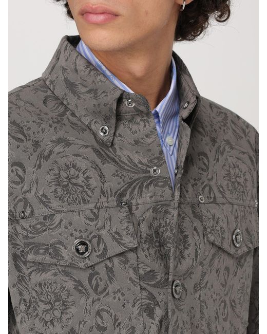 Versace Gray Jacket for men