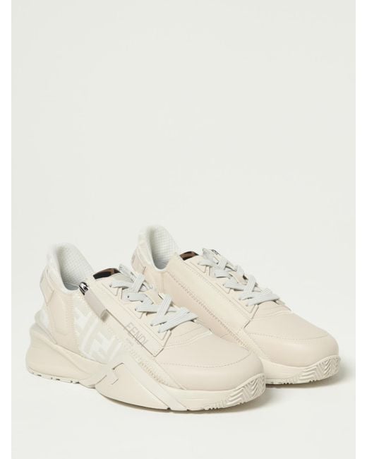 Fendi Natural Sneakers Damen
