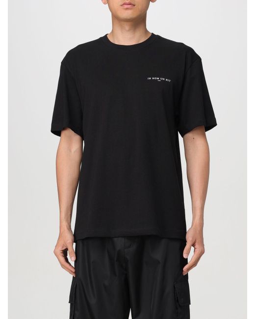 T-shirt con stampa posteriore di Ih Nom Uh Nit in Black da Uomo